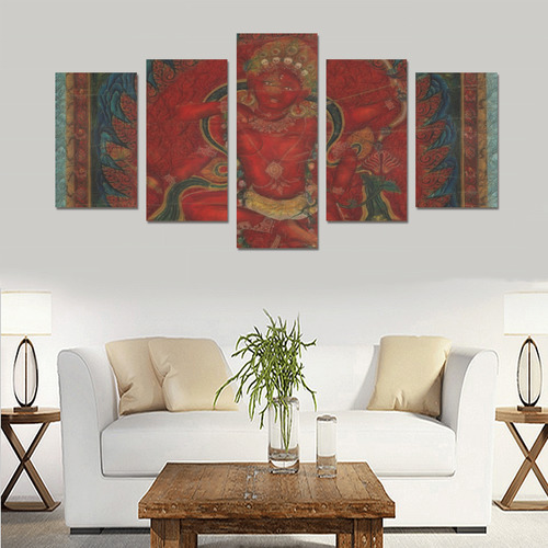 Kurukulla From Tibetan Buddhism Canvas Print Sets C (No Frame)