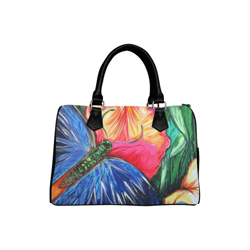 Butterfly Life Boston Handbag (Model 1621)