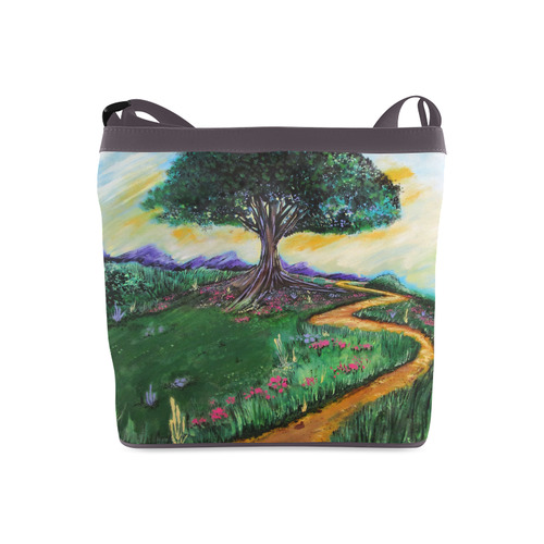 Tree Of Imagination Crossbody Bags (Model 1613)