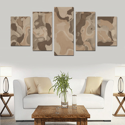 coffee and cream250c Canvas Print Sets D (No Frame)