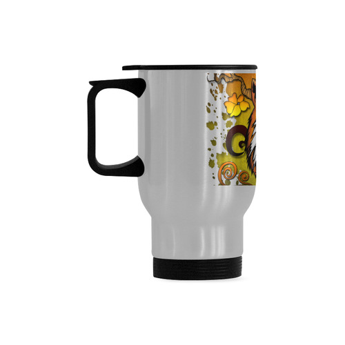 Outdoor Fox Travel Mug (Silver) (14 Oz)