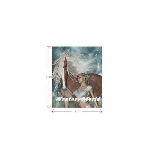 Wonderful fairy with horse