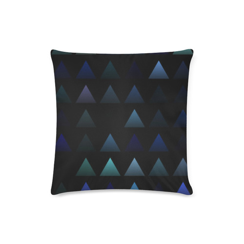 triangles2 Custom Zippered Pillow Case 16"x16"(Twin Sides)