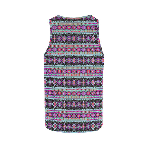 fancy tribal border pattern 17C by JamColors All Over Print Tank Top for Women (Model T43)