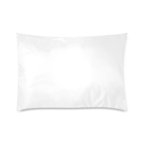 blue and white gradient Custom Zippered Pillow Case 20"x30" (one side)