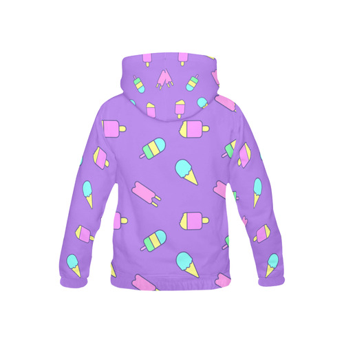 Kids Ice Cream Again LHK Hoodie All Over Print Hoodie for Kid (USA Size) (Model H13)