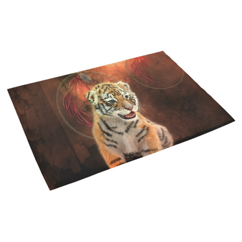 Cute little tiger Azalea Doormat 30" x 18" (Sponge Material)