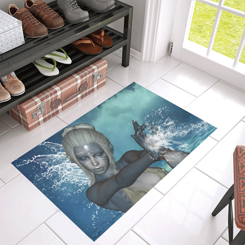 The fairy of water Azalea Doormat 30" x 18" (Sponge Material)