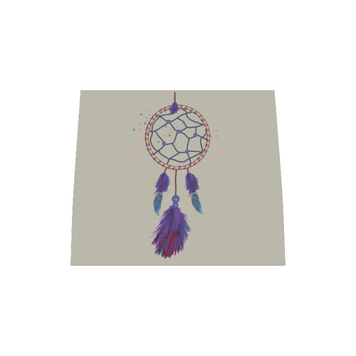 Purple Blue Dreamcatcher Boho Ethnic Boston Handbag (Model 1621)