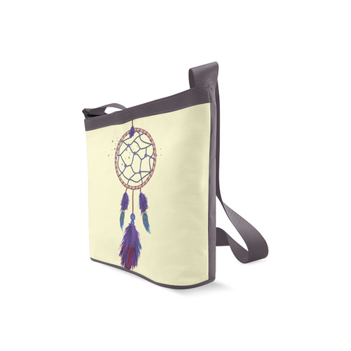 Purple Blue Dreamcatcher Boho Ethnic Crossbody Bags (Model 1613)