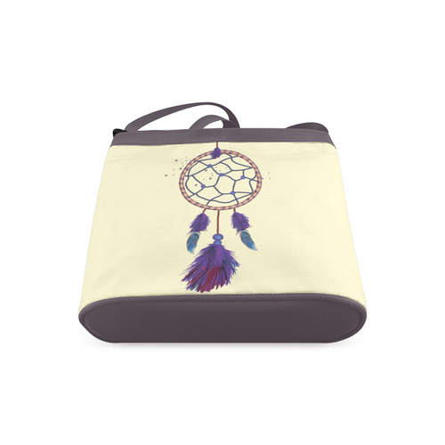 Purple Blue Dreamcatcher Boho Ethnic Crossbody Bags (Model 1613)
