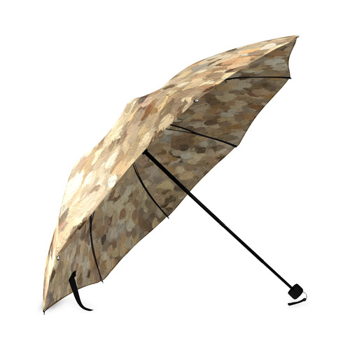 Shades of Brown Foldable Umbrella (Model U01)