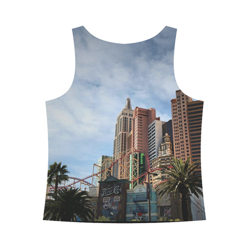 VEGA$$ All Over Print Tank Top for Women (Model T43)