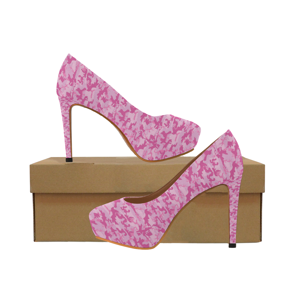 shocking pink heels