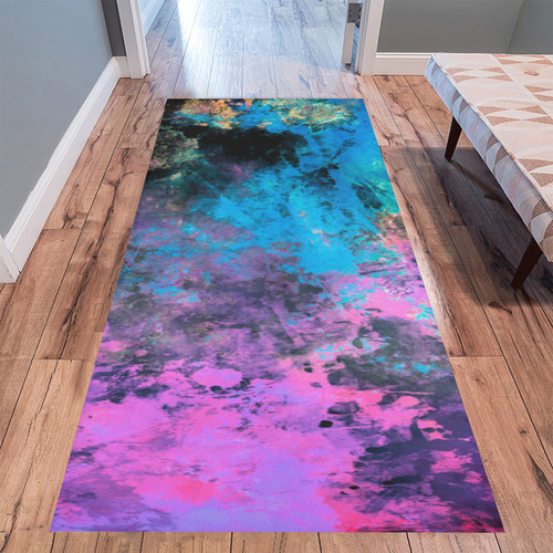 abstraction colors Area Rug 9'6''x3'3''