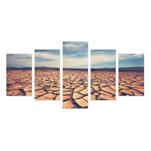 Drought Land Canvas Print Sets C (No Frame)