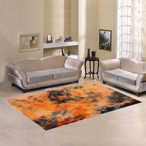 abstraction colors Area Rug7'x5'