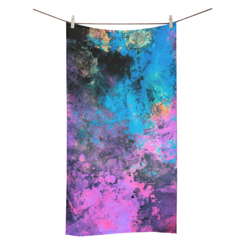 abstraction colors Bath Towel 30"x56"