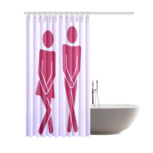 great haste-funny by JamColors Shower Curtain 69"x84"