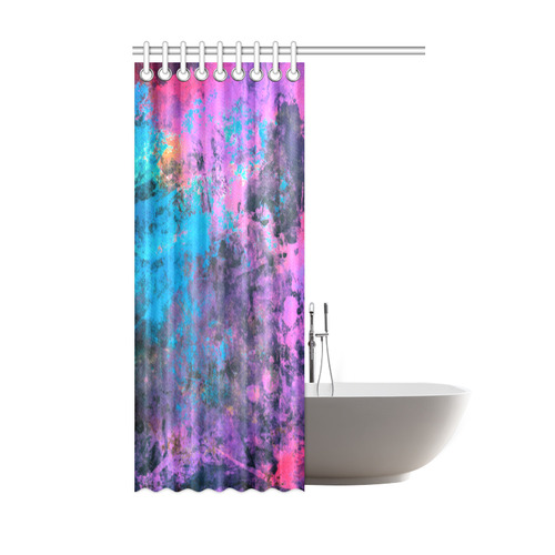 abstraction colors Shower Curtain 48"x72"