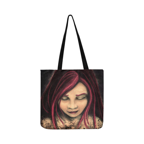 Red haired girl Reusable Shopping Bag Model 1660 (Two sides)