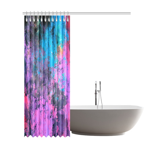 abstraction colors Shower Curtain 72"x84"