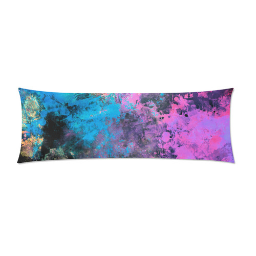 abstraction colors Custom Zippered Pillow Case 21"x60"(Two Sides)