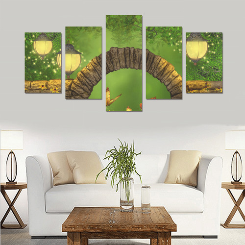 Beautiful Fairy Tale Scene Canvas Print Sets C (No Frame)