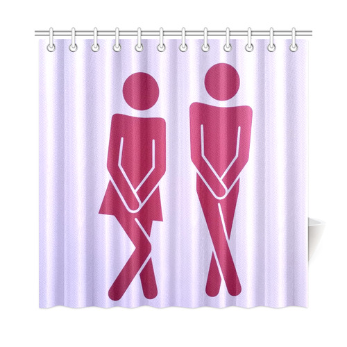 great haste-funny by JamColors Shower Curtain 72"x72"