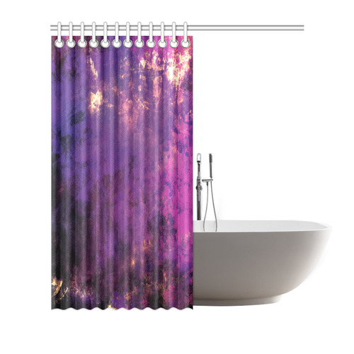 abstraction colors Shower Curtain 66"x72"