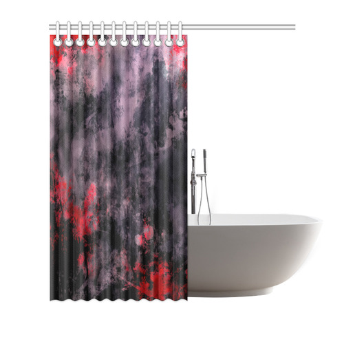 abstraction colors Shower Curtain 66"x72"