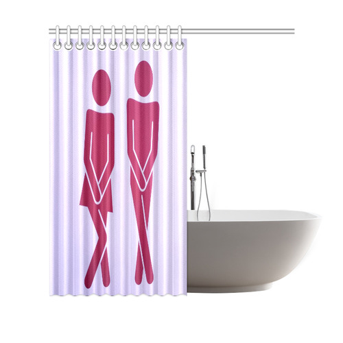 great haste-funny by JamColors Shower Curtain 69"x70"