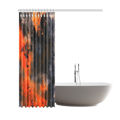 abstraction colors Shower Curtain 72"x84"