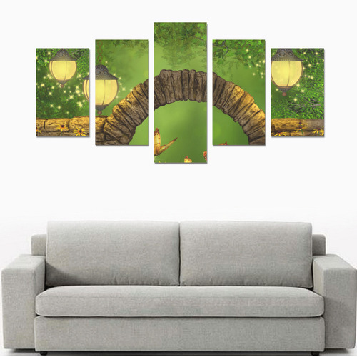 Beautiful Fairy Tale Scene Canvas Print Sets C (No Frame)