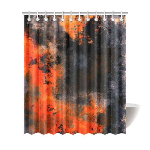 abstraction colors Shower Curtain 72"x84"
