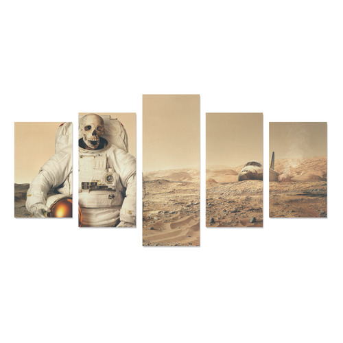 Zombies on Mars Canvas Print Sets C (No Frame)
