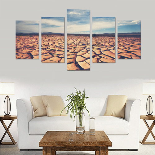 Drought Land Canvas Print Sets C (No Frame)