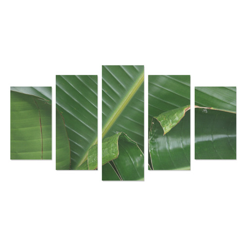 Banana Leaves Canvas Print Sets A (No Frame)