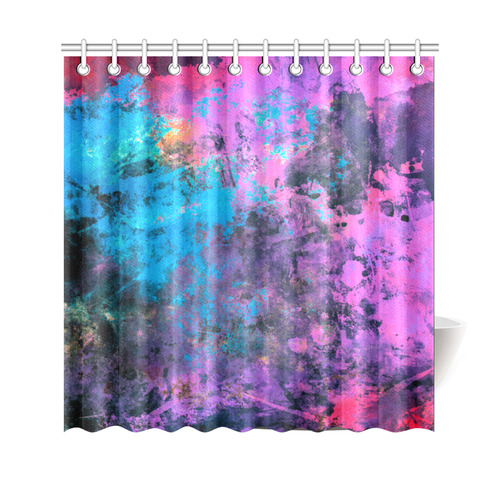 abstraction colors Shower Curtain 69"x70"