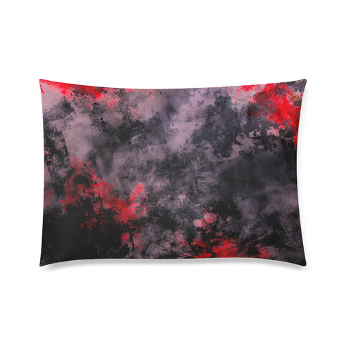 abstraction colors Custom Zippered Pillow Case 20"x30"(Twin Sides)