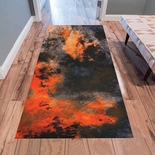 abstraction colors Area Rug 7'x3'3''