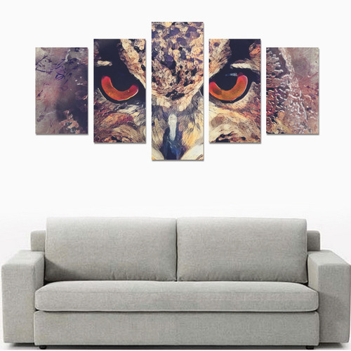 owl Canvas Print Sets C (No Frame)