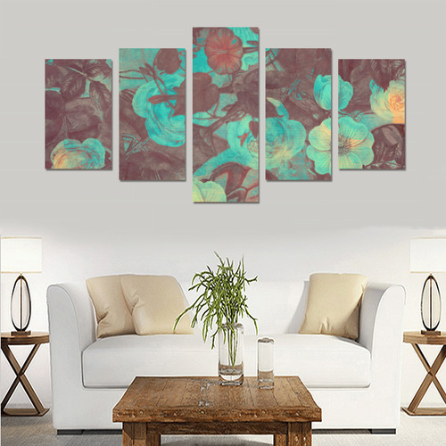 flowers Canvas Print Sets C (No Frame)