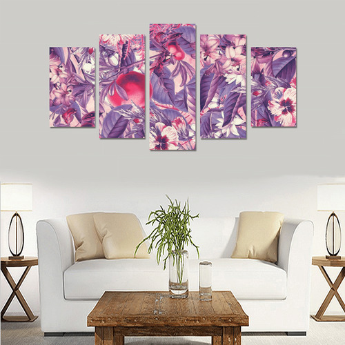 flowers 7 Canvas Print Sets A (No Frame)