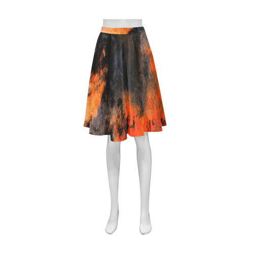 abstraction colors Athena Women's Short Skirt (Model D15)
