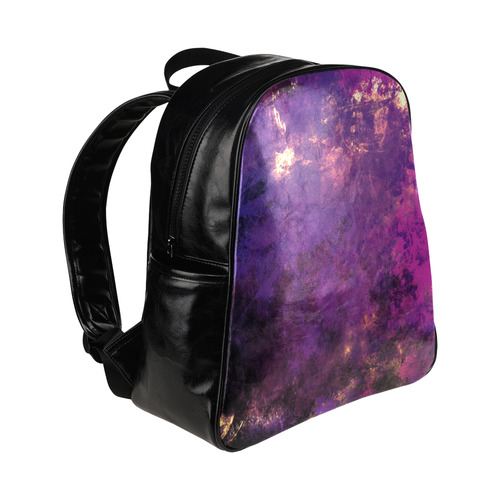 abstraction colors Multi-Pockets Backpack (Model 1636)