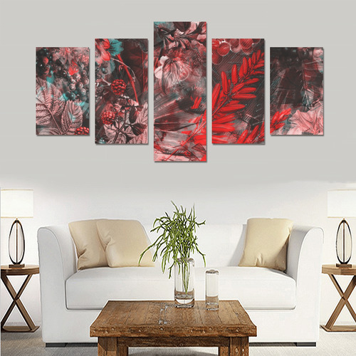 flowers Canvas Print Sets C (No Frame)