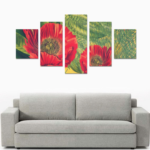 flora 7 Canvas Print Sets B (No Frame)