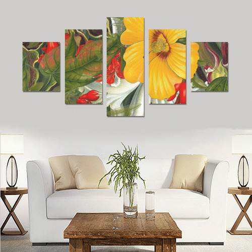 flora 1 Canvas Print Sets B (No Frame)