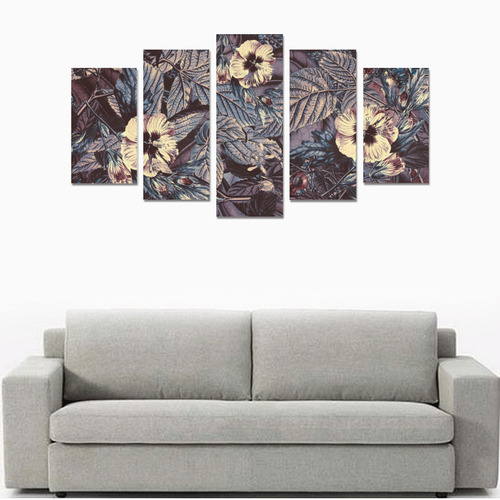 flowers 9 Canvas Print Sets A (No Frame)